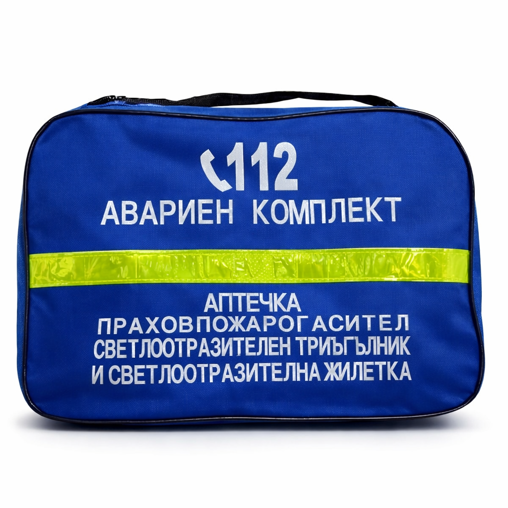 Авариен комплект за Гърция и Европа - аптечка по стандарт DIN 13164