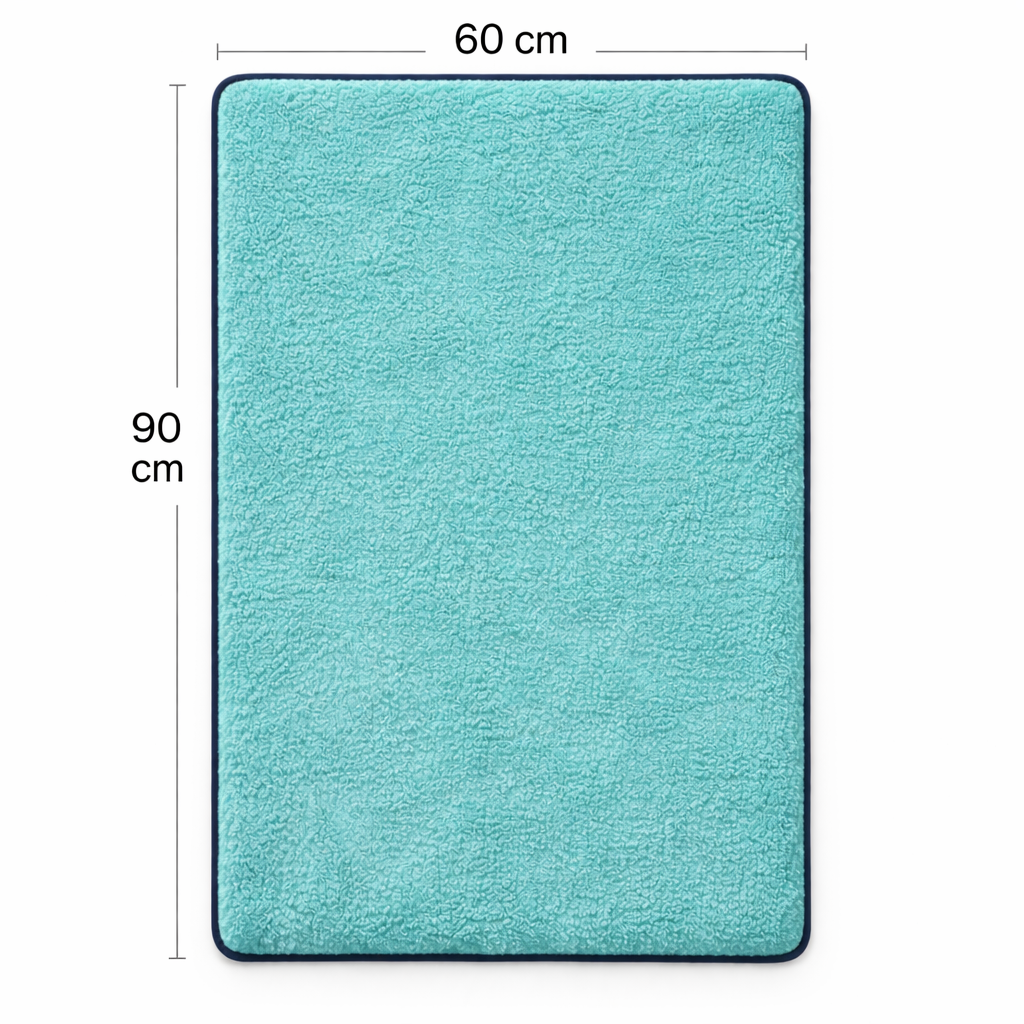 XL микрофибърна кърпа 60×90 см – без следи, без драскотини