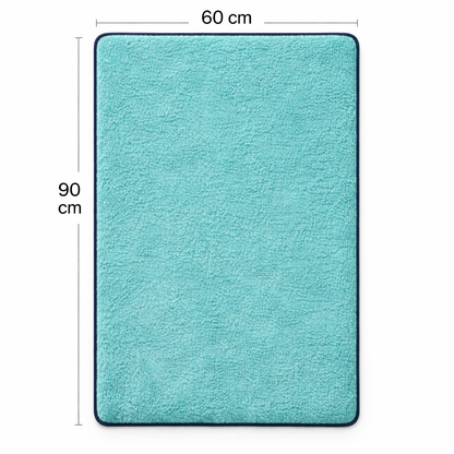 XL микрофибърна кърпа 60×90 см – без следи, без драскотини