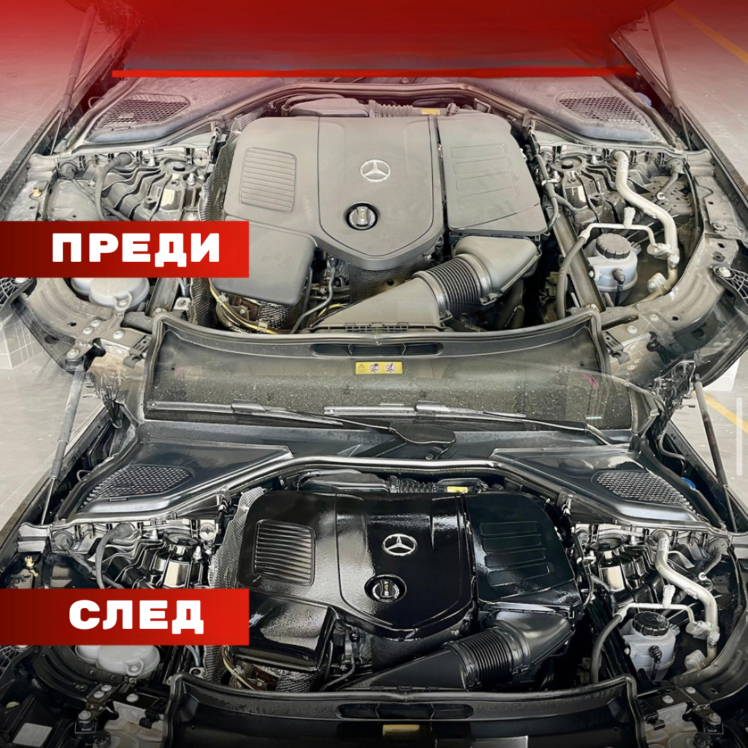 CALDINI - Спрей за безводно почистване на двигател - 500 мл