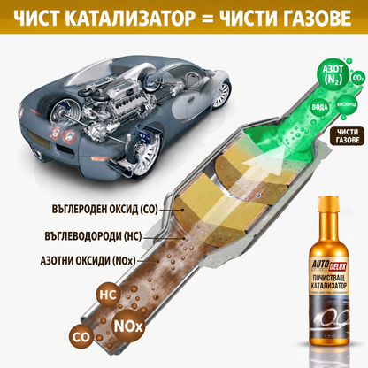 Чист катализатор = чисти газове – как действа AutoDelux